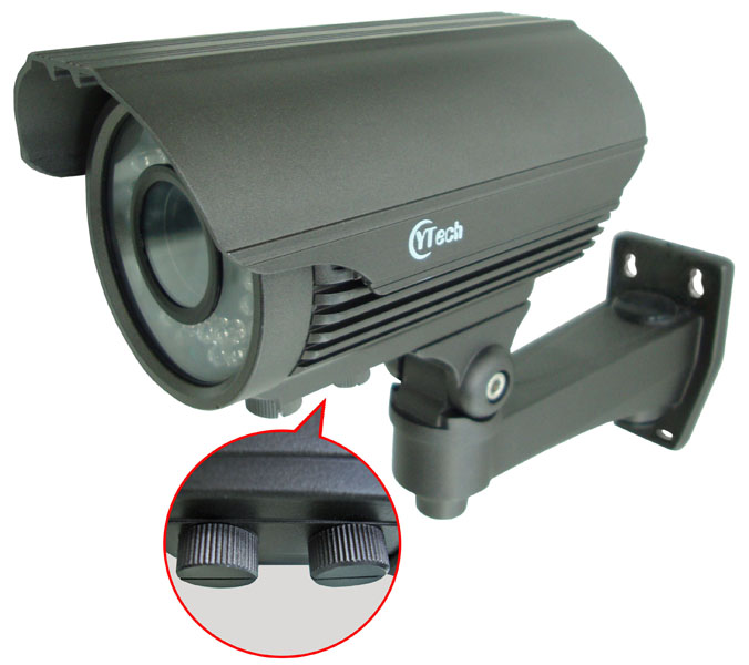 30M IR 4X Manual Varifocal 5.0M Pixel HD-AHD Waterproof Outdoor Bullet CCTV Camera